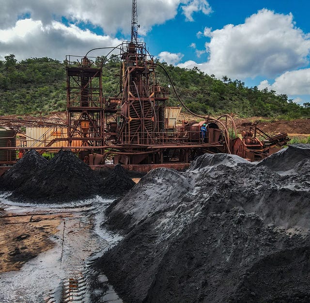 Chrome wash plant and stockpiled concentrate